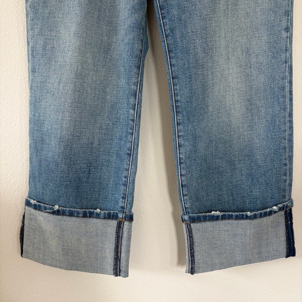 KUT From the Kloth Sienna Wide Leg Cuffed Jeans (6) - Picture 5 of 8